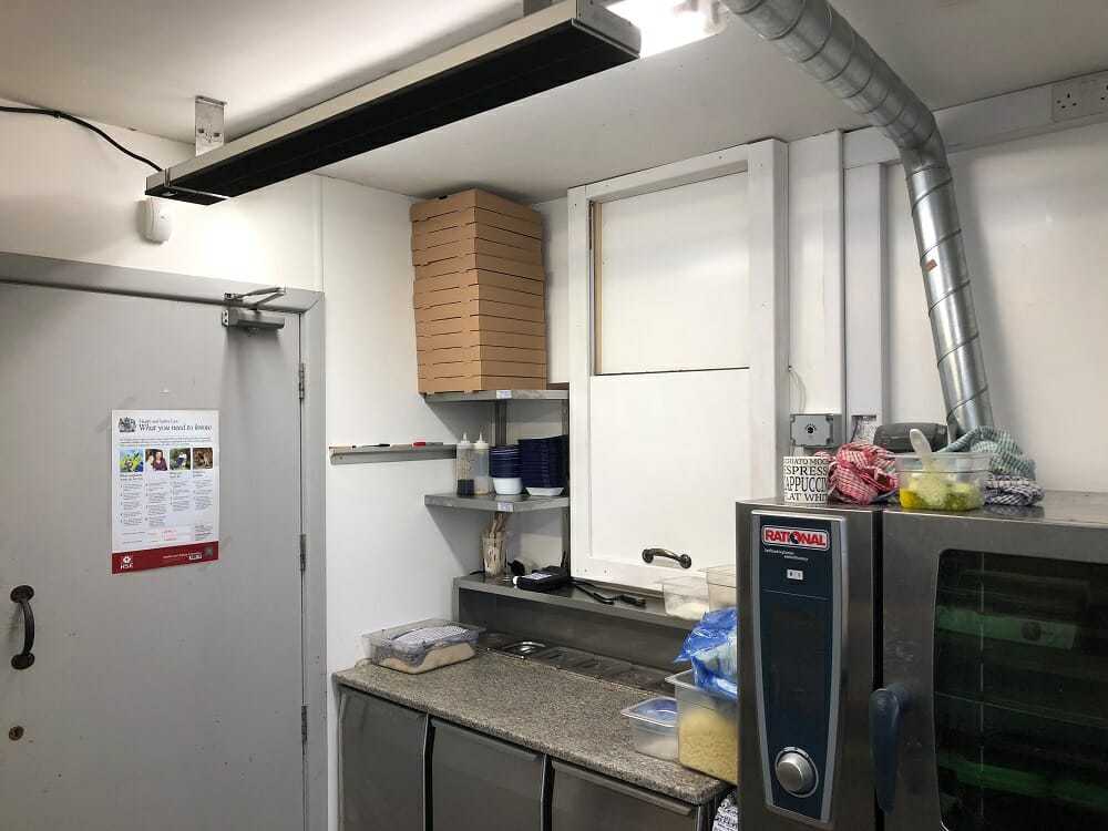 Summit heating in a kitchen environment